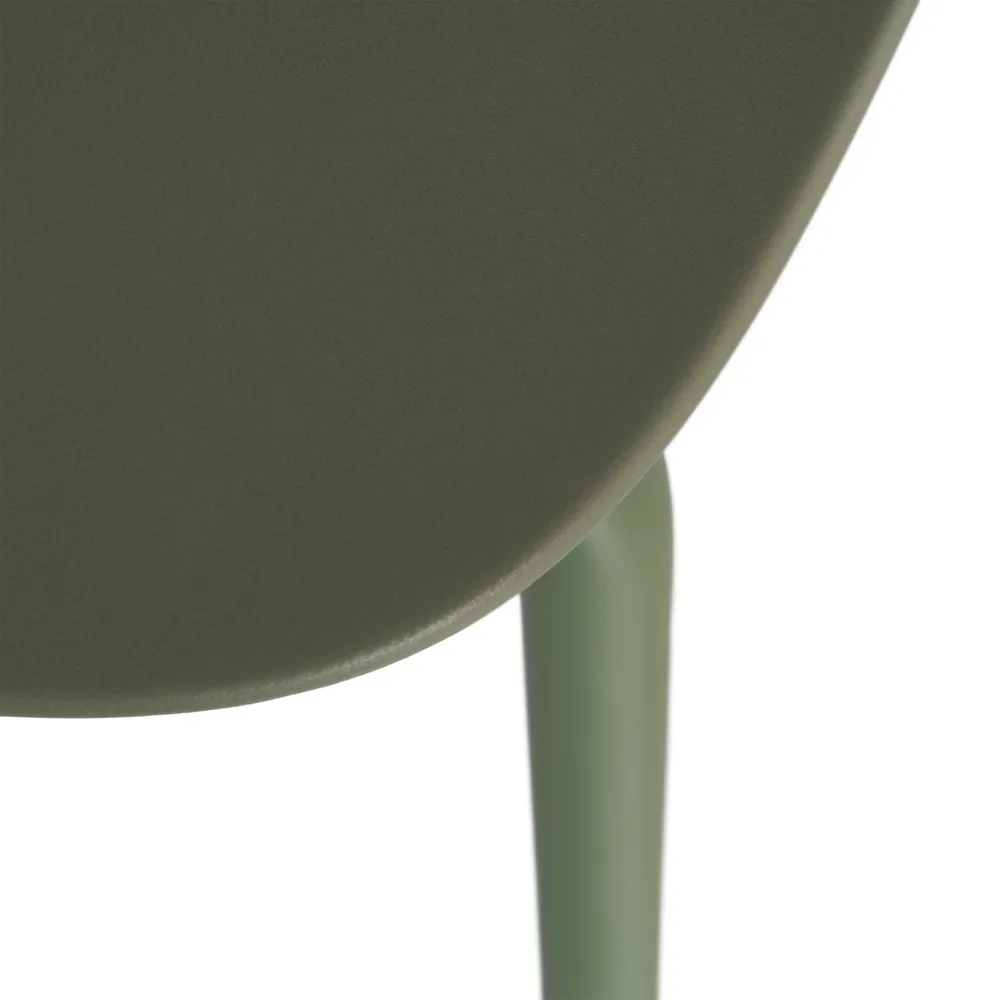 Sedia Era verde da esterno con struttura in metallo - Modello Contract 50 x 53 x 85 cm - immagine 9