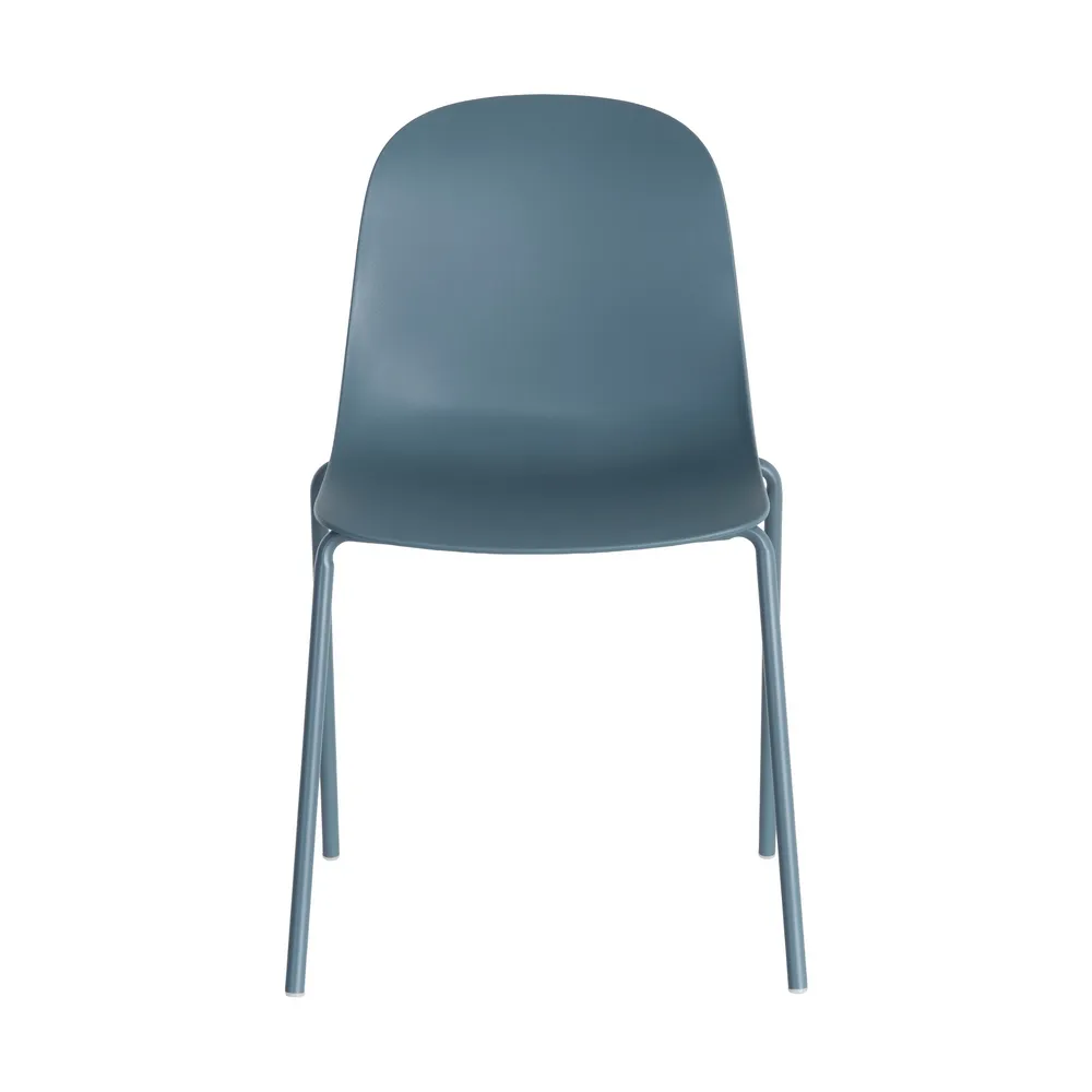 Sedia Era azul da esterno con struttura in metallo - Modello Contract 50 x 53 x 85 cm - immagine 8