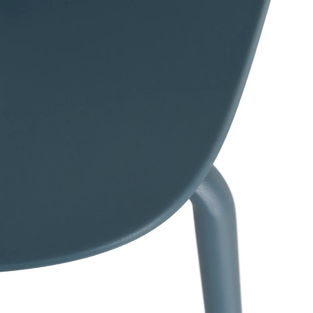 Sedia Era azul da esterno con struttura in metallo - Modello Contract 50 x 53 x 85 cm - immagine 9