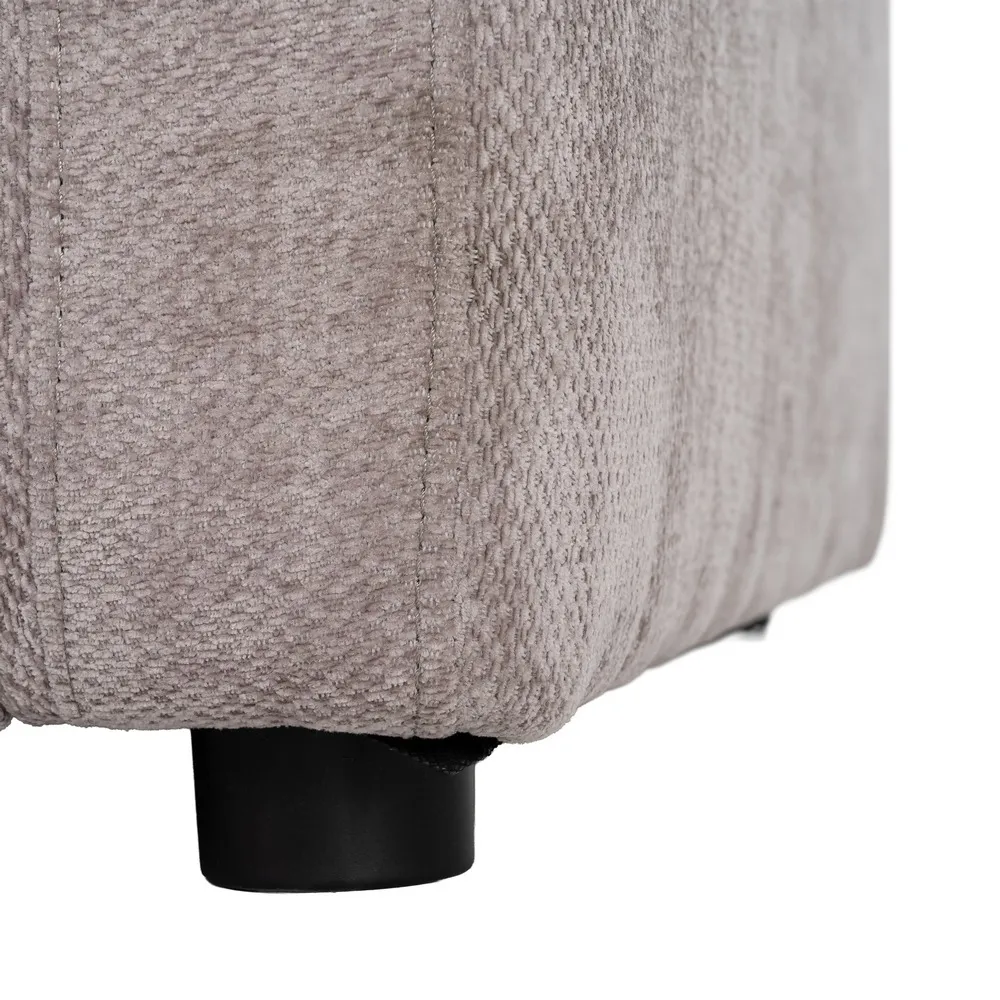 Divano letto grigio da soggiorno in metallo e legno di pino 194 x 104 x 88 cm - immagine 8