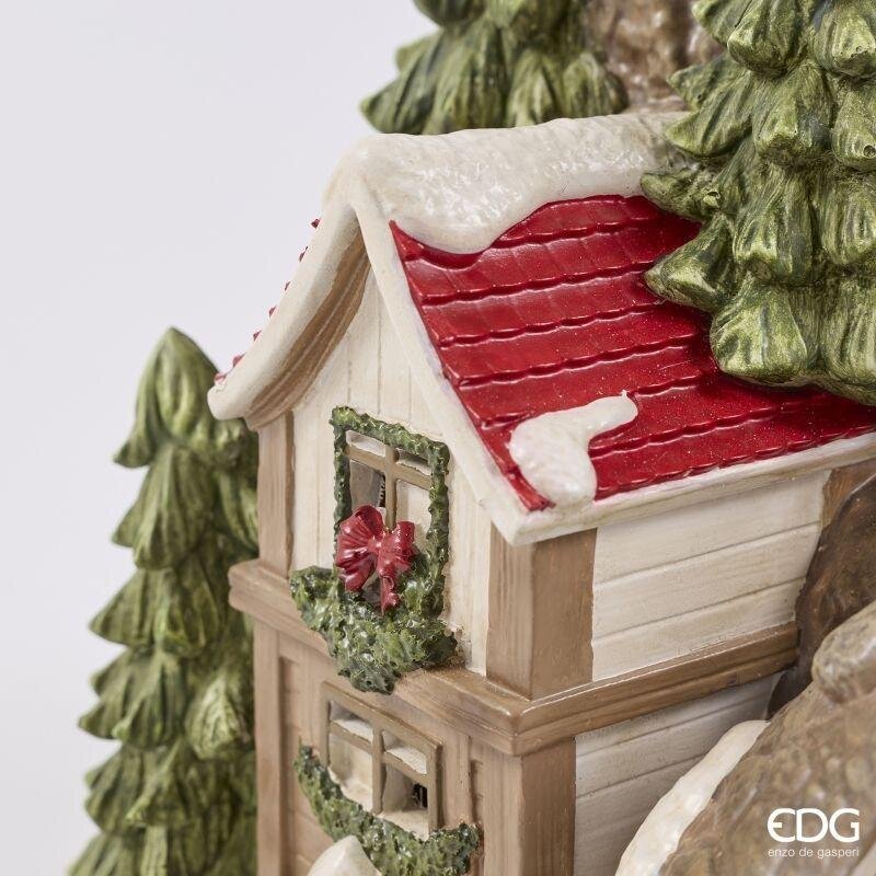 EDG - Borgo innevato con led Base per Albero h 59 Ø 70 cm - immagine 3