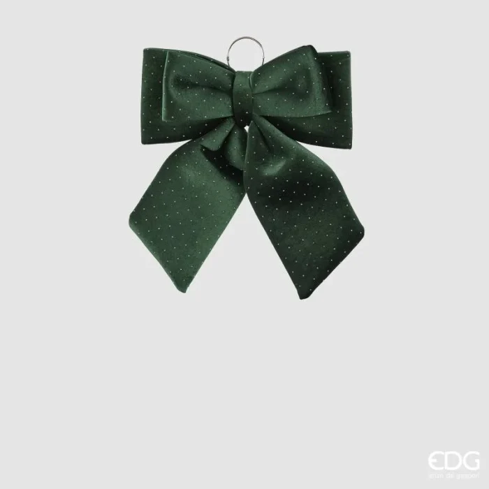 Fiocco in velluto Dark green